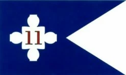 11th Corp HQ Guidon (1863) Flag - 3x5'