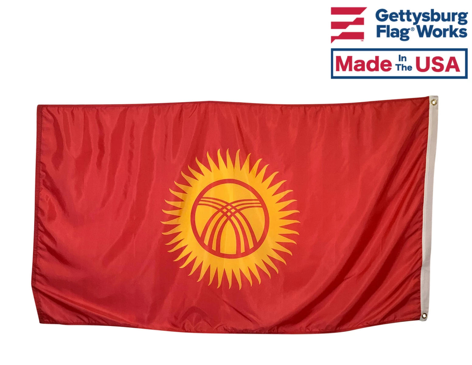 Kyrgyzstan Flag 2 Kyrgyzstan Flag - Image 2