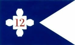 12th Corp HQ Guidon (1863) Flag - 3x5'