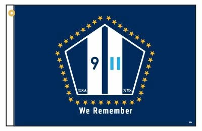 9/11 We Remember Motorcycle Flag 3 9/11 We Remember Motorcycle Flag - Image 3