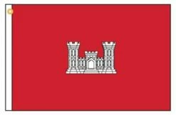 Army Engineer Motorcycle Flag