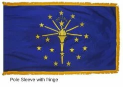 Indoor & Parade Service Star Flag (1 Blue Star) - 3x5'