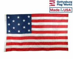 Historical American 13 Stars & Stripes Flag