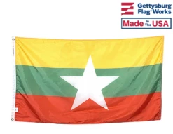 Myanmar (Burma) Flag