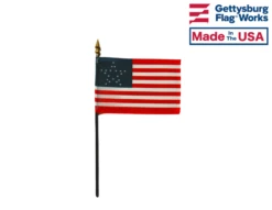 4x6" Great Star Stick Flag (20 Stars)