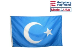 Uyghur Awareness Protest Flag - Historical Flag Of East Turkestan