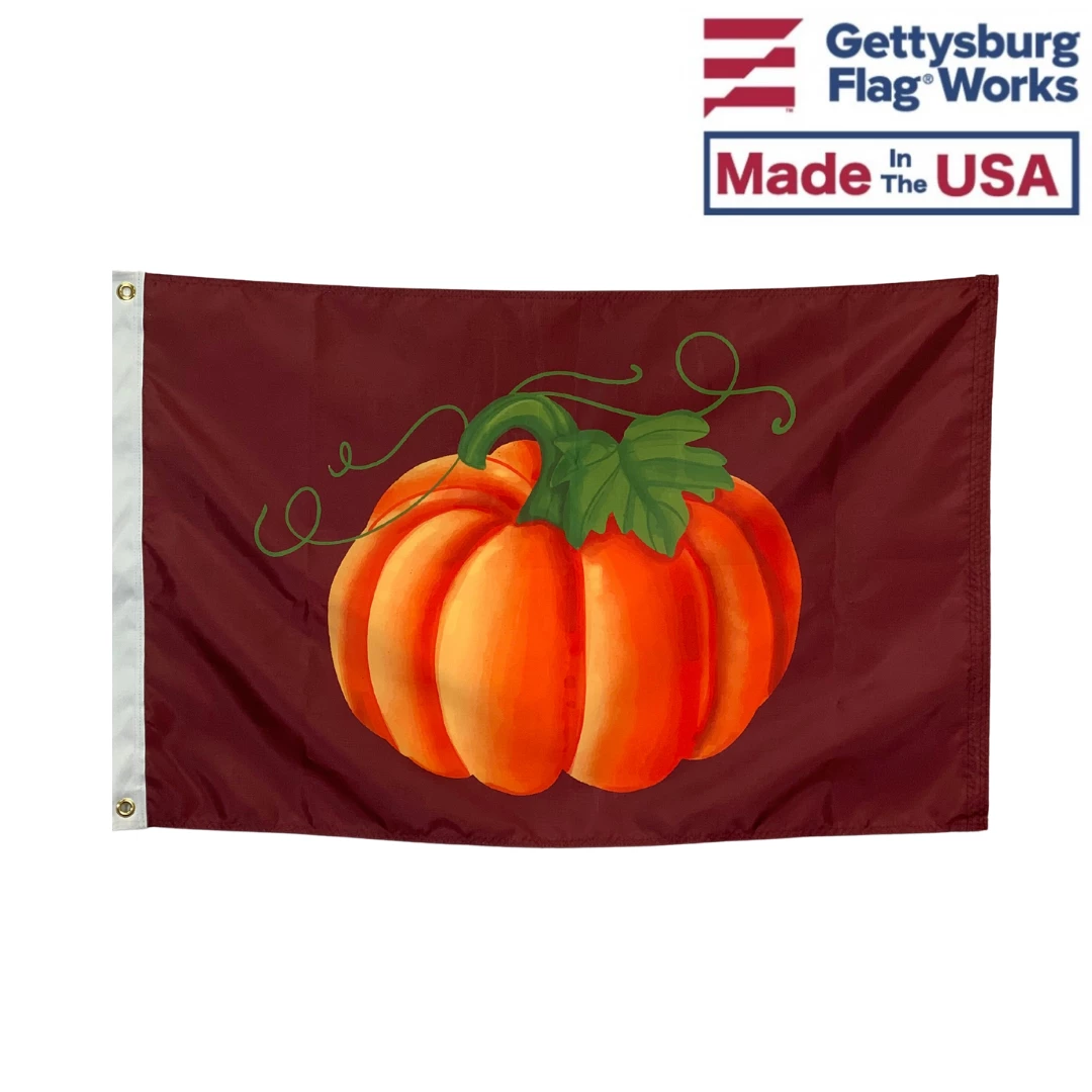 Pumpkin Flag-Choose Options 1 Pumpkin Flag-Choose Options