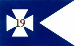 19th Corp HQ Guidon (1864) Flag - 3x5'