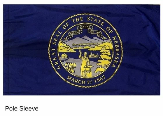 Nebraska Flag - Indoor 2 Nebraska Flag - Indoor - Image 2