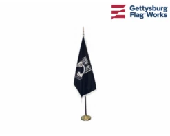POW/MIA INDOOR FLAG SET