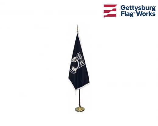 POW/MIA INDOOR FLAG SET 1 POW/MIA INDOOR FLAG SET