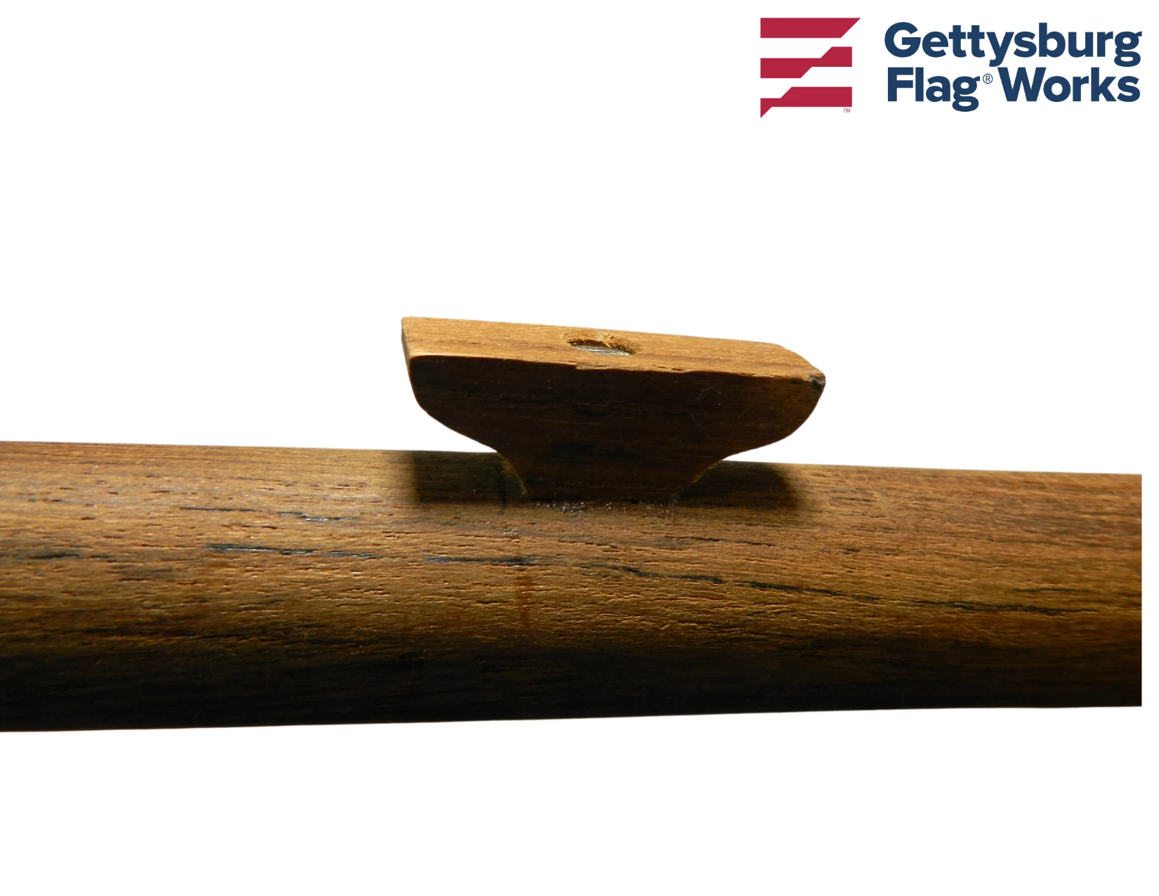 Teak Boat Flagpole - Choose Options 3 Teak Boat Flagpole - Choose Options - Image 3