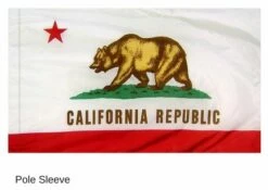 Wooden Pole - House Style Wood Flagpole -flag sale 1 6