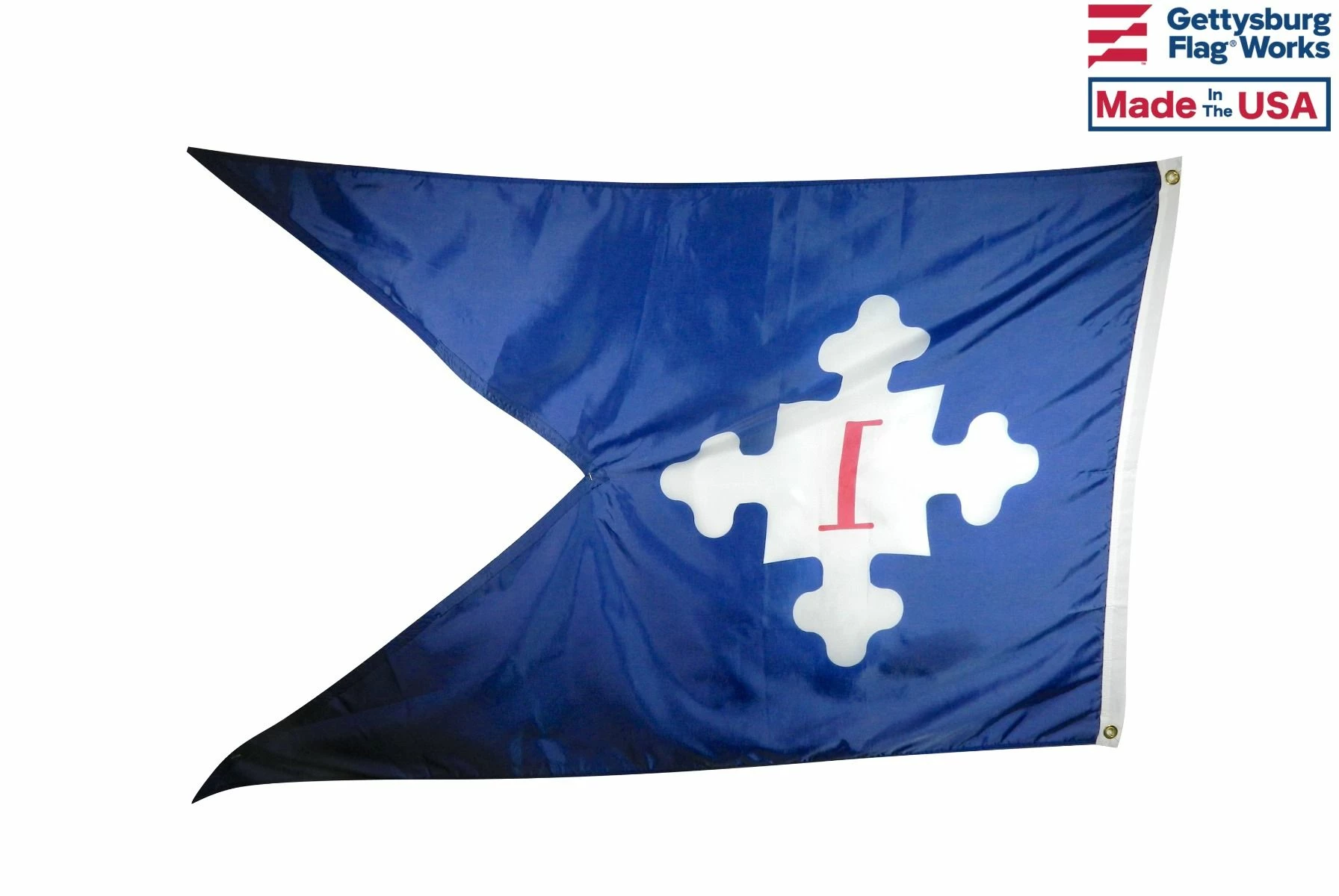 1st Corp HQ Guidon (1861) Flag - 3x5' 2 1st Corp HQ Guidon (1861) Flag - 3x5' - Image 2