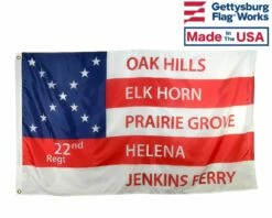 20th/22nd Arkansas 1864 Flag - 3x5'