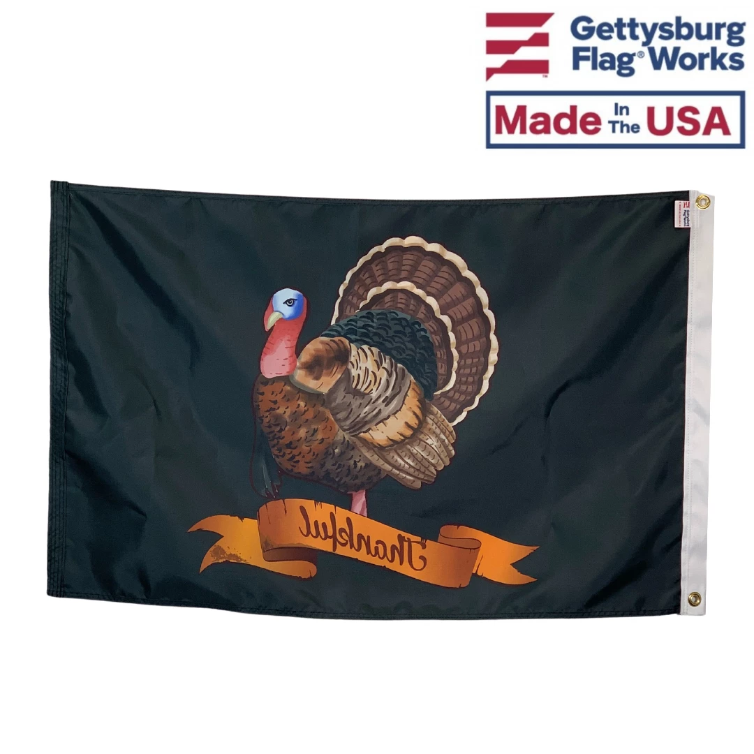 Thankful Turkey Flag-Choose Options 2 Thankful Turkey Flag-Choose Options - Image 2