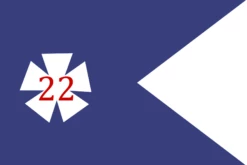 22nd Corps Guidon Flag
