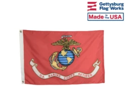 Marine Corps Retired Flag - 3x5'
