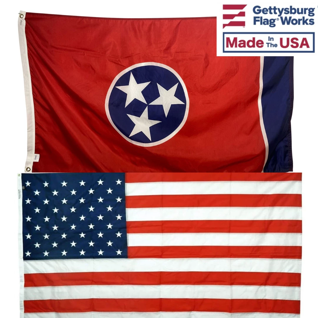 Tennessee & Battle-Tough® American Flag Combo Pack 1 Tennessee & Battle-Tough® American Flag Combo Pack