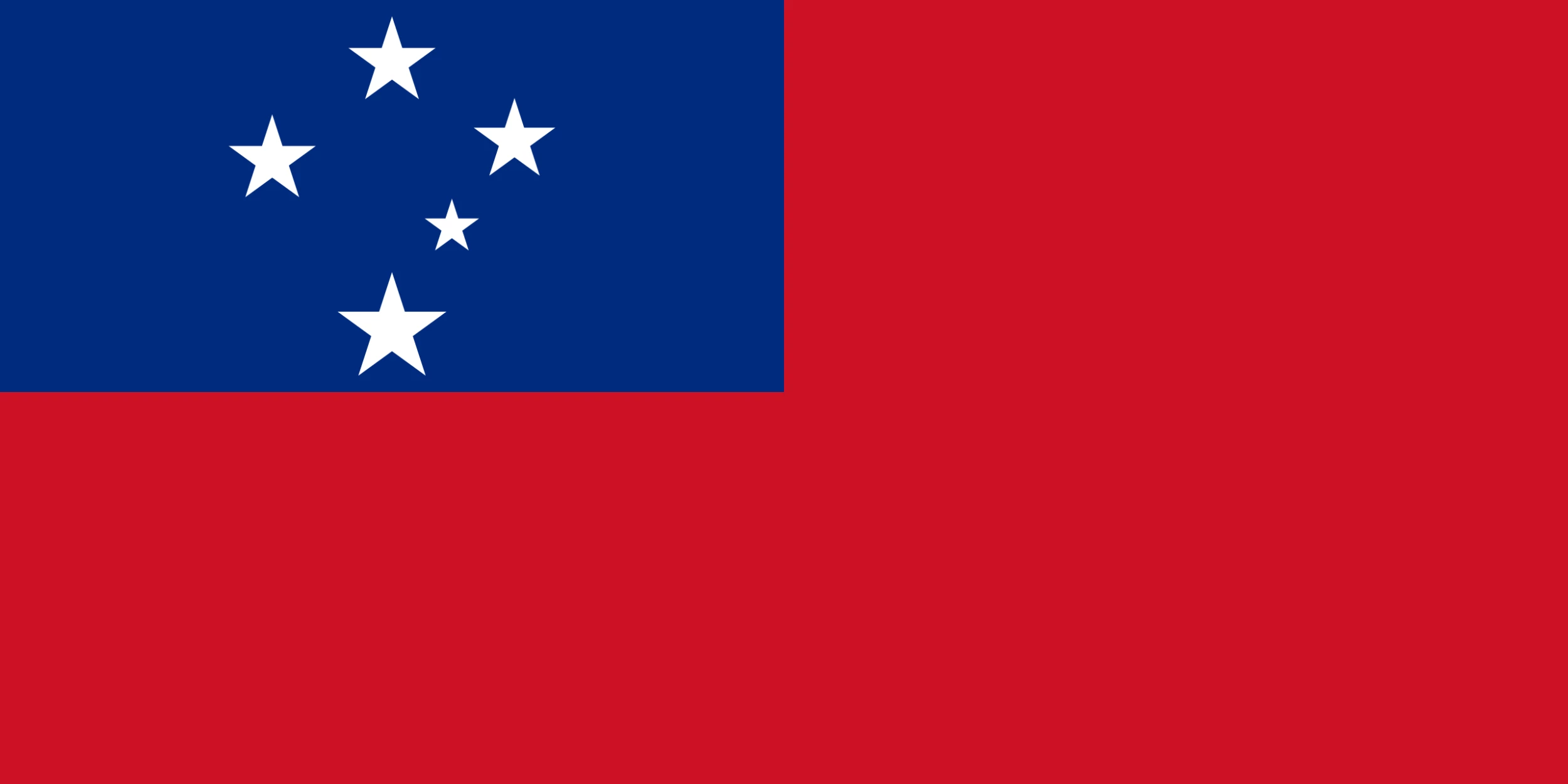 Samoa (Western) Indoor And Parade Flag 1 Samoa (Western) Indoor And Parade Flag