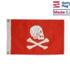 Henry Every "RED DREAD PIRATE" Flag - 12x18" - Made In USA