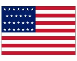 Historical American 27 Star Flag