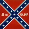 28th VA Infantry Flag - 4x4'