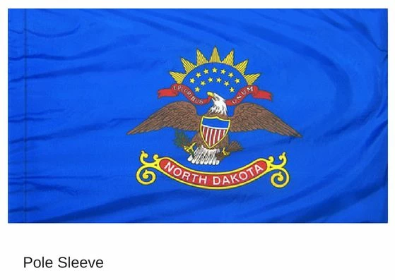 North Dakota Flag - Indoor 2 North Dakota Flag - Indoor - Image 2