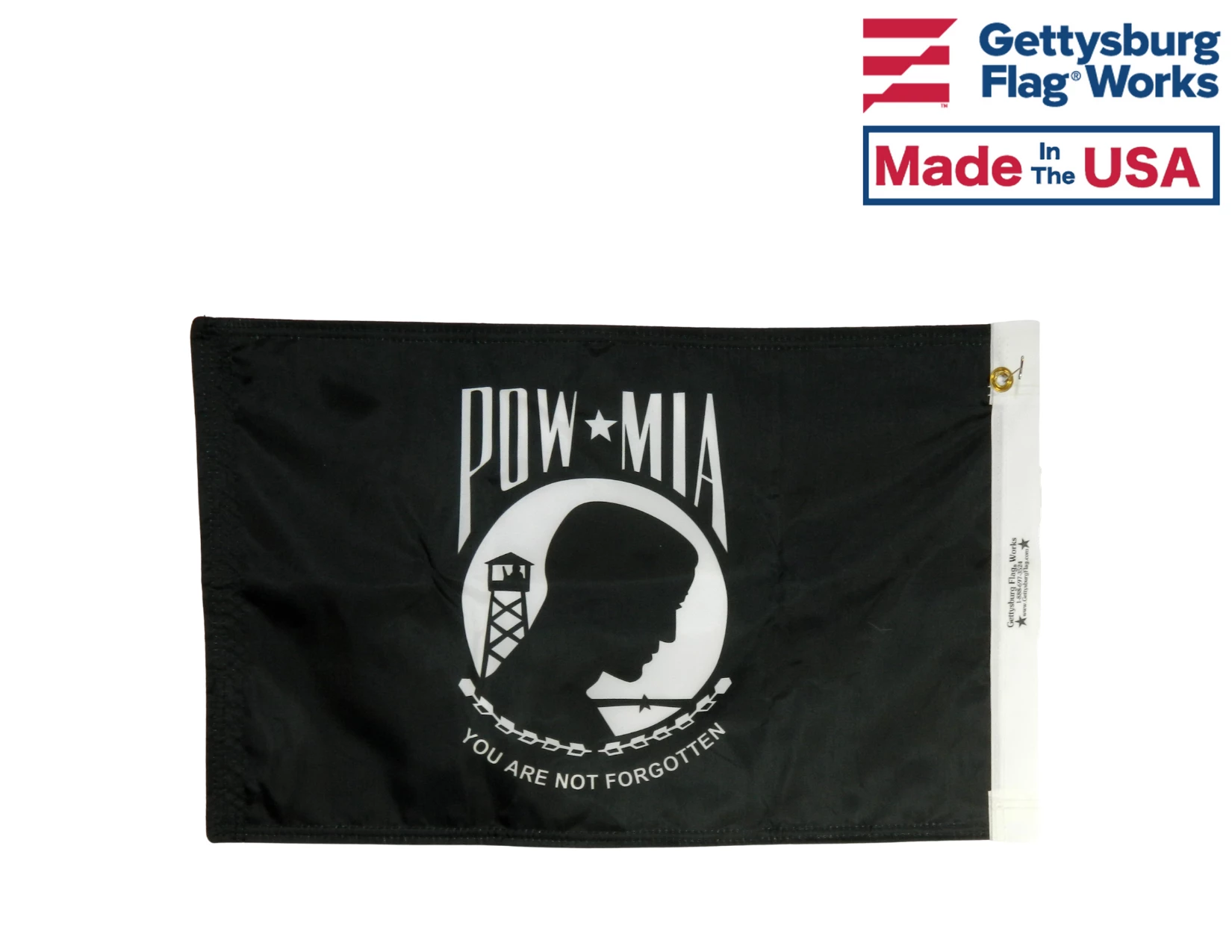 POW/MIA Motorcycle Flag 2 POW/MIA Motorcycle Flag - Image 2