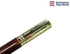 Signature Mahogany Pole, 8' With Brass Fixtures 9 Signature Mahogany Pole, 8' With Brass Fixtures -flag sale 30 1 4