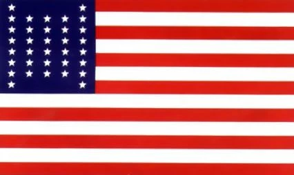 34 Star Pattern Flag (Circle With Points) - 3x5' 1 34 Star Pattern Flag (Circle With Points) - 3x5'