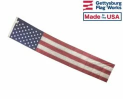 Embroidered American Flag Pulldown With 5 Stripes -flag sale 36 1