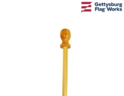 Wooden Pole - House Style Wood Flagpole -flag sale 3 1 13