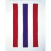 Red, White, Blue Striped Patriotic Pulldown Banner