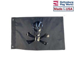 No Quarter Jolly Roger: Blackout Edition -flag sale 49 4