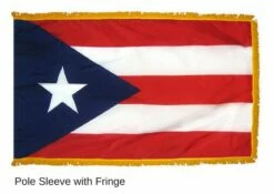 Puerto Rico Flag - Indoor