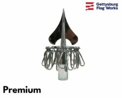 Metal Award Ribbon Pole Ring - Choose Options