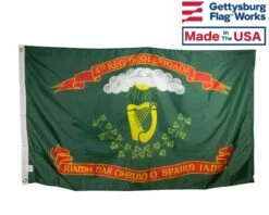 4th MA Irish Brigade Regiment Flag - 3x5'