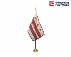 Washington DC Indoor Flag Set-3x5