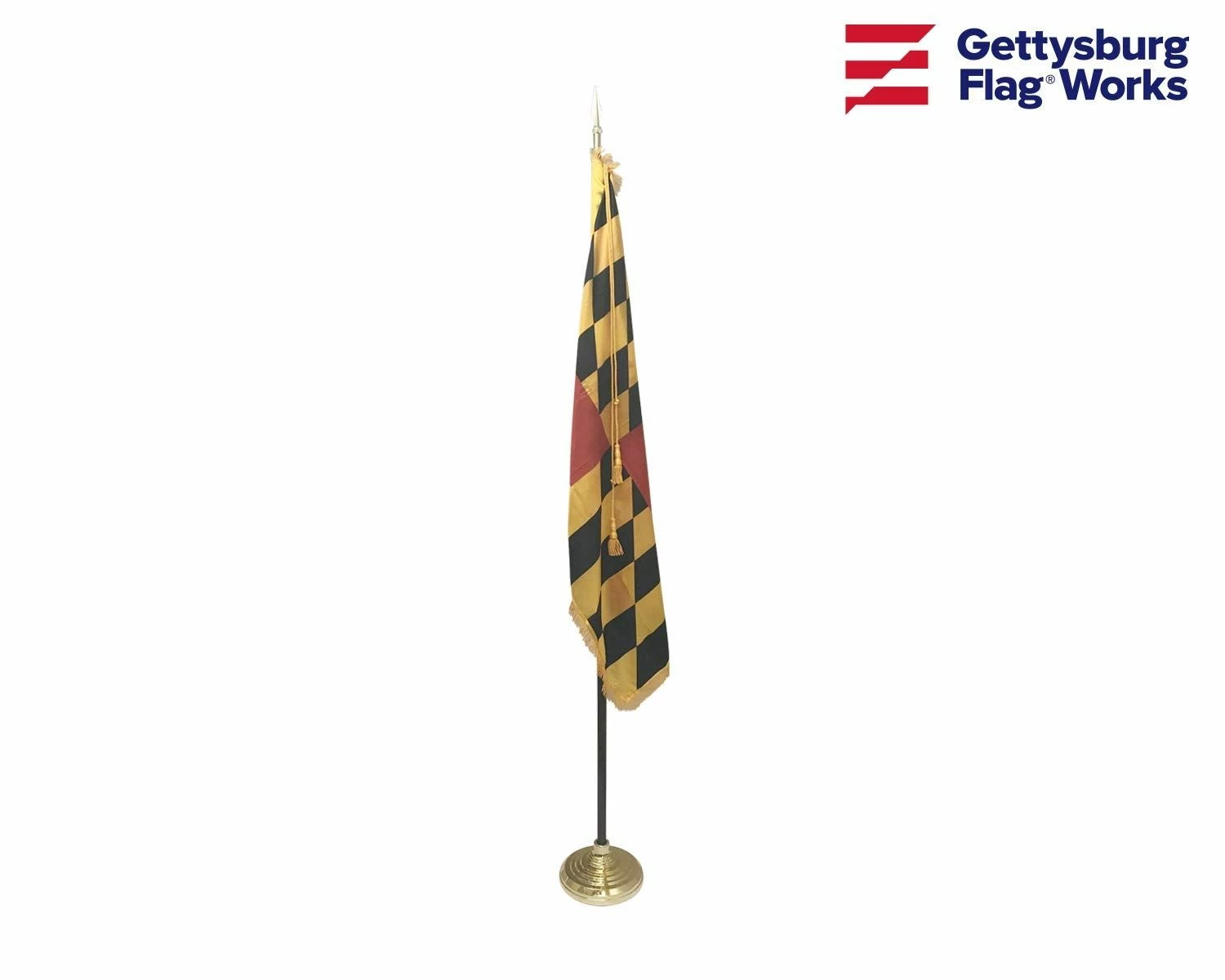 Maryland Indoor Flag Set-3x5 2 Maryland Indoor Flag Set-3x5 - Image 2