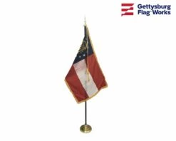 Georgia Indoor Flag Set-3x5
