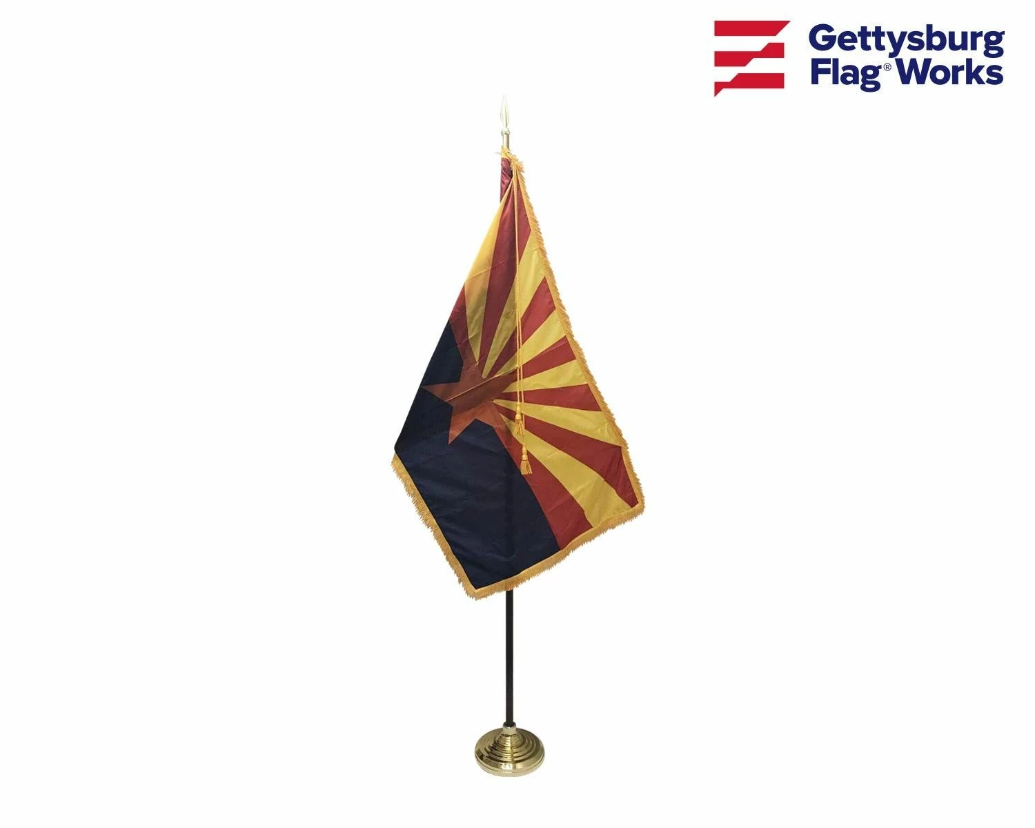 Arizona Indoor Flag Set-3x5 1 Arizona Indoor Flag Set-3x5