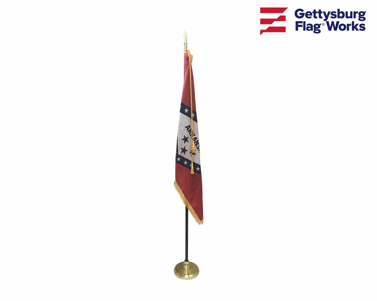 Arkansas Indoor Flag Set-3x5 2 Arkansas Indoor Flag Set-3x5 - Image 2