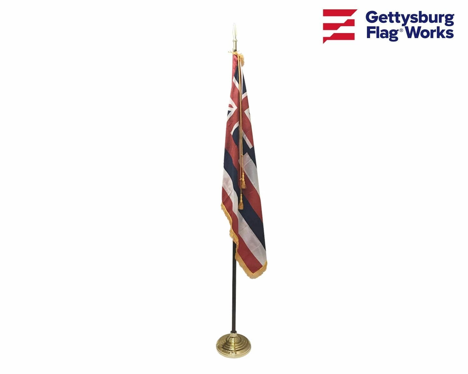 Hawaii Indoor Flag Set-3x5 2 Hawaii Indoor Flag Set-3x5 - Image 2