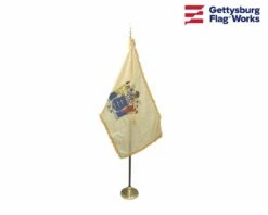 New Jersey Indoor Flag Set-3x5