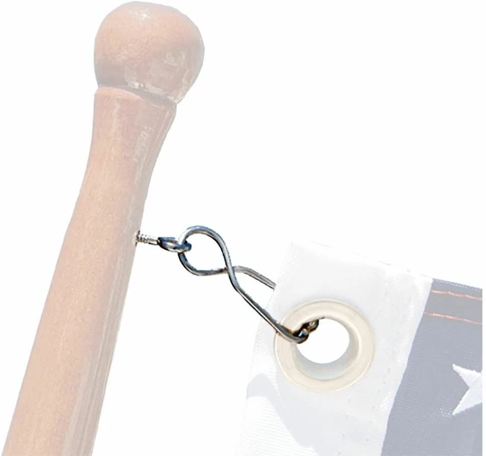 Stainless Steel Utility Boat Flag Skipper Clips 2 Stainless Steel Utility Boat Flag Skipper Clips - Image 2