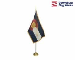 Colorado Indoor Flag Set-3x5