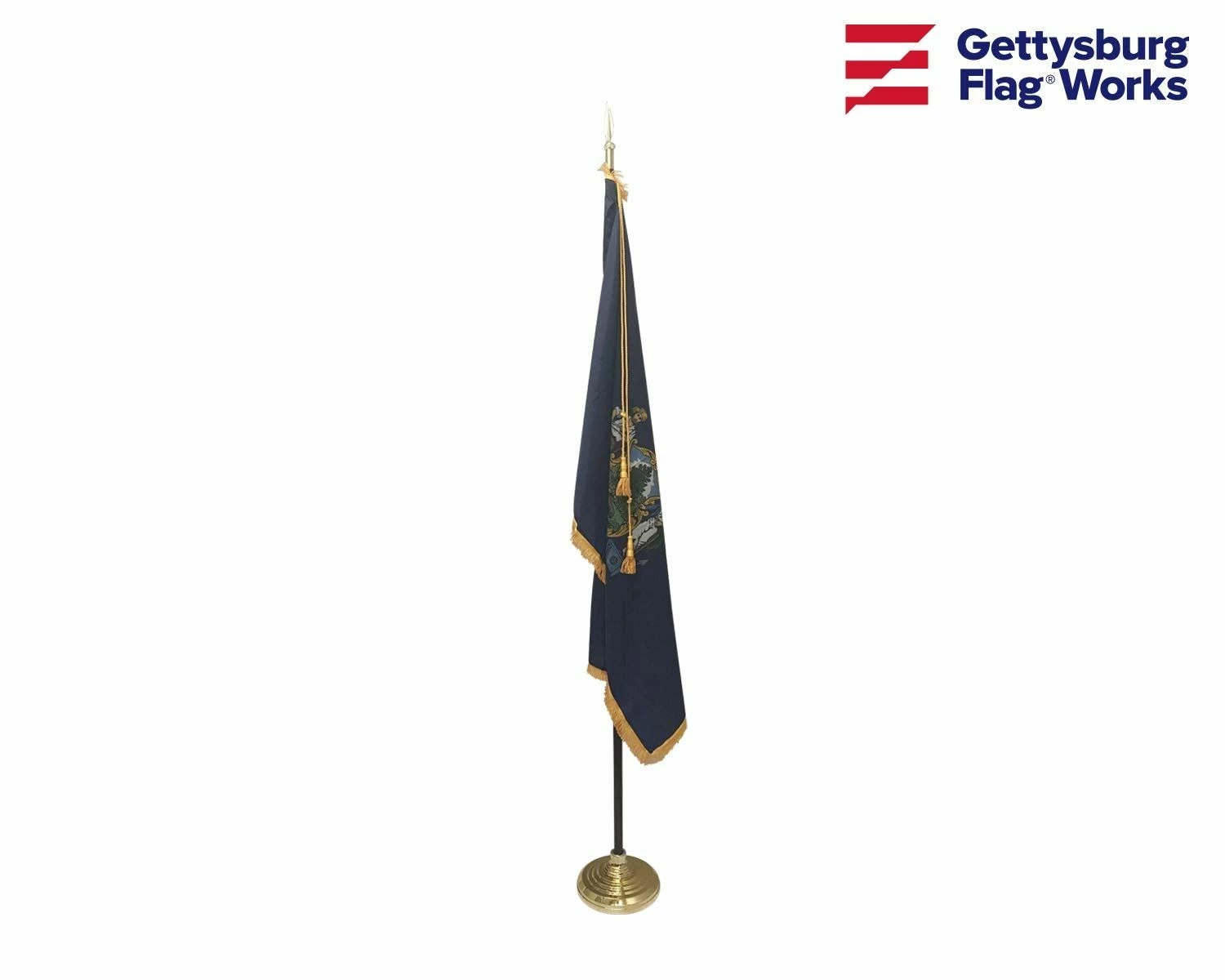 Maine Indoor Flag Set-3x5 2 Maine Indoor Flag Set-3x5 - Image 2