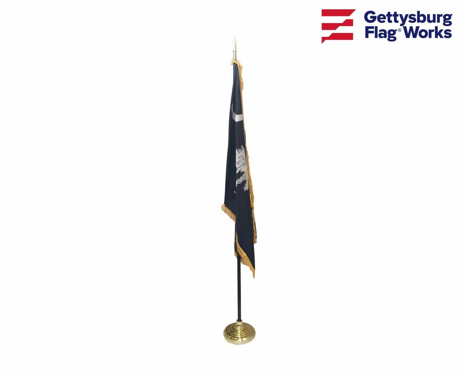 South Carolina Indoor Flag Set-3x5 2 South Carolina Indoor Flag Set-3x5 - Image 2