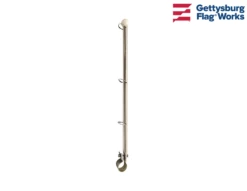 Stainless Steel Rail Mount Boating Flagpole